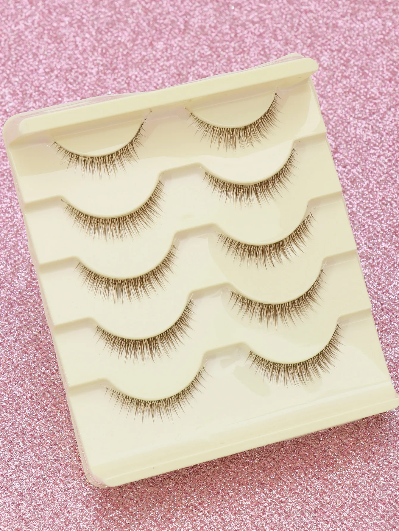 7/5 Paar braune 3D-Nerzwimpern, Seidenwimpern, natürliche lange falsche Wimpern, dramatisches Volumen, gefälschte Wimpern, Make-up-Wimpernverlängerung — image 3