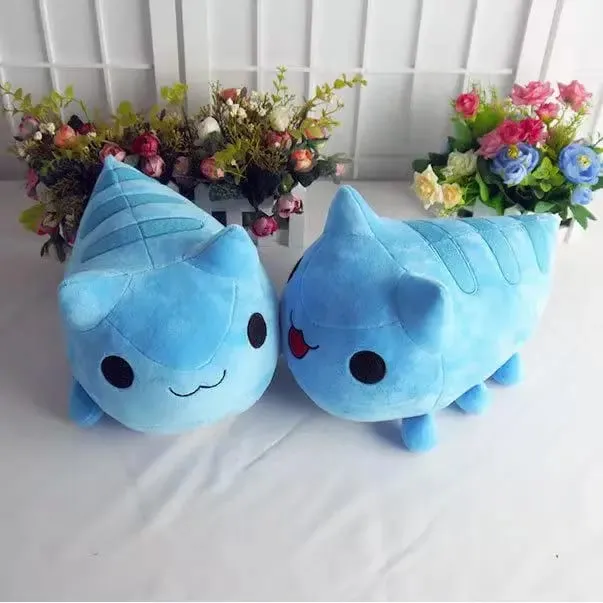 15/30CM Bugcat Capoo Plush Toy Anime Blue Cat Worm Cosplay Doll Stuffed Pillow for Gift — image 6