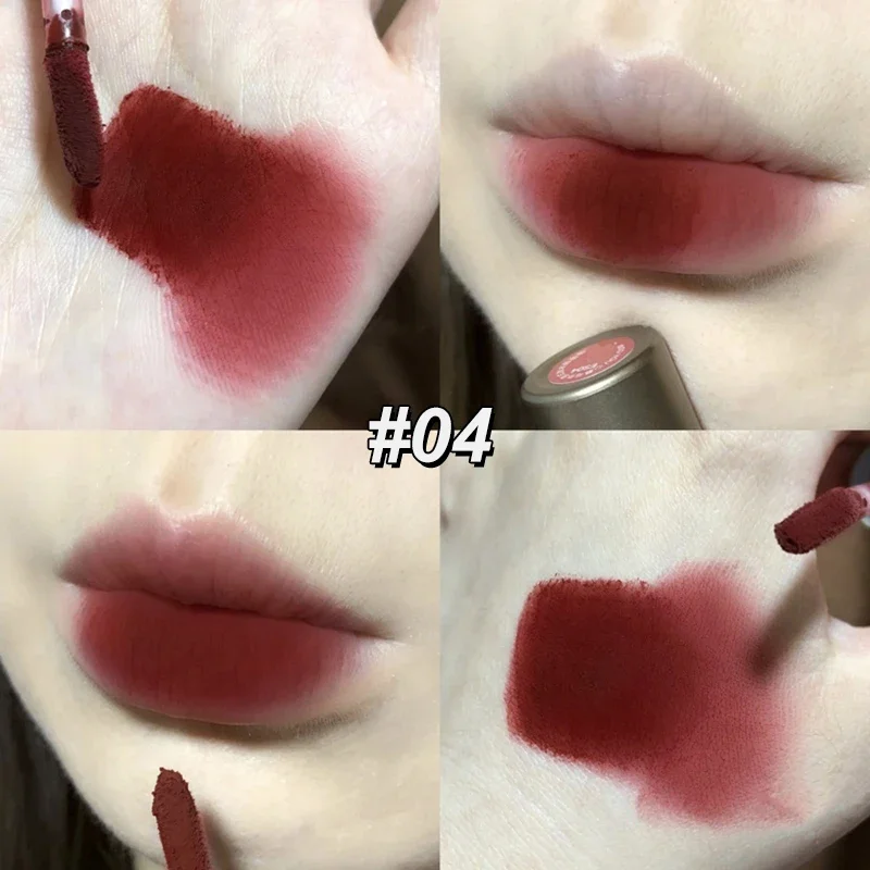 6 Color Long-Lasting Waterproof Matte Velvet Lip Gloss Mist Liquid Matte Lipstick Non-stick Cup Lip Glaze Lip Makeup Cosmetics — image 9