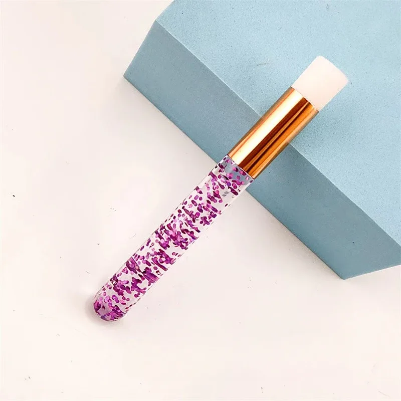Neue Kristall Wimpern Reinigung Pinsel Augenbraue Gesicht Reinigung Nase Mitesser Tiefen Waschen Lash Shampoo Pinsel Schönheit Make-Up-Tool — image 9