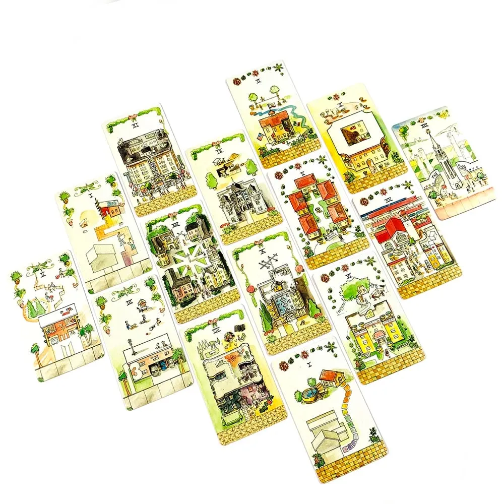 L'alloggiamento Tarocchi 78 carte Versione inglese Divinazione Giochi da tavolo Gioco di carte Riunioni di famiglia Intrattenimento Tarocchi — image 5