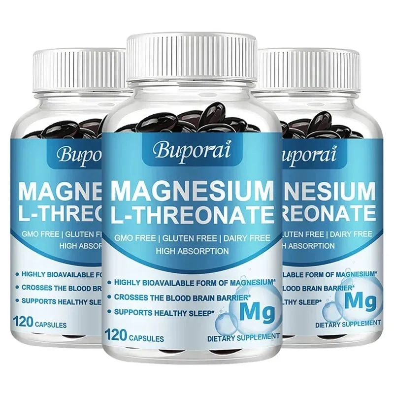 Magnesium L Threonate Supplement - Muscle Strength Bone and Joint Health Focus and Memory Enhancer Supports Nerve FunctionSup — image 1