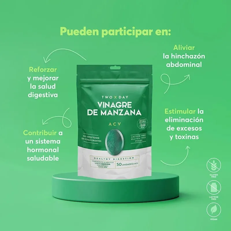 V Gummies - Caramelle gommose all'aceto di mele per la salute dell'apparato digerente Caramelle gommose all'aceto di sidro di mele, sapore naturale di mela con vitamina C e pectina — image 4