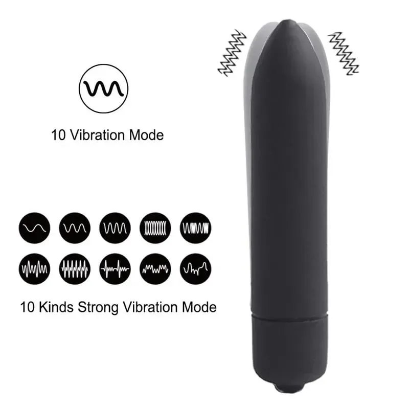 MINI Bullet Vibrator สำหรับผู้หญิง Vibrating Anal Plug ช่องคลอดนวด Thrusting ไข่ Masturbation Sex ของเล่นสำหรับคู่ 18 + — image 4