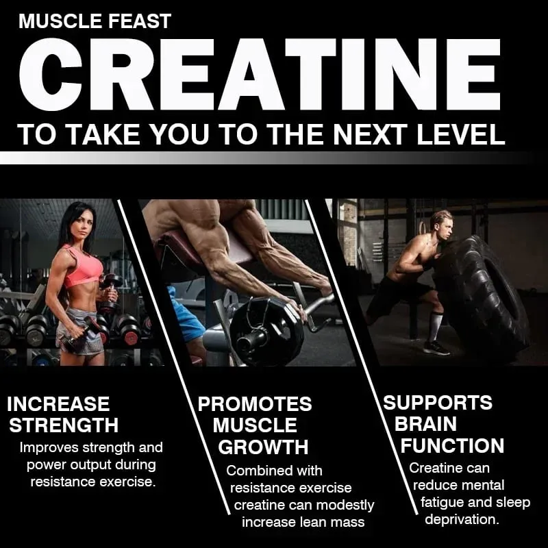 Creatine Monohydrate - Improves Athletic Performance Strength Endurance and Muscle BuildingSupplements — image 6