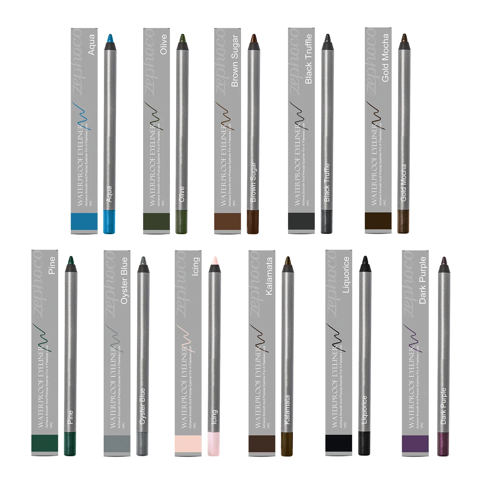 ปากกาอายไลเนอร์กันน้ำธรรมชาติ Outline Line Quick-Drying เริ่มต้น Eye แต่งหน้า Anti Smudge อายไลเนอร์แต่งหน้าเครื่องสำอาง — image 3
