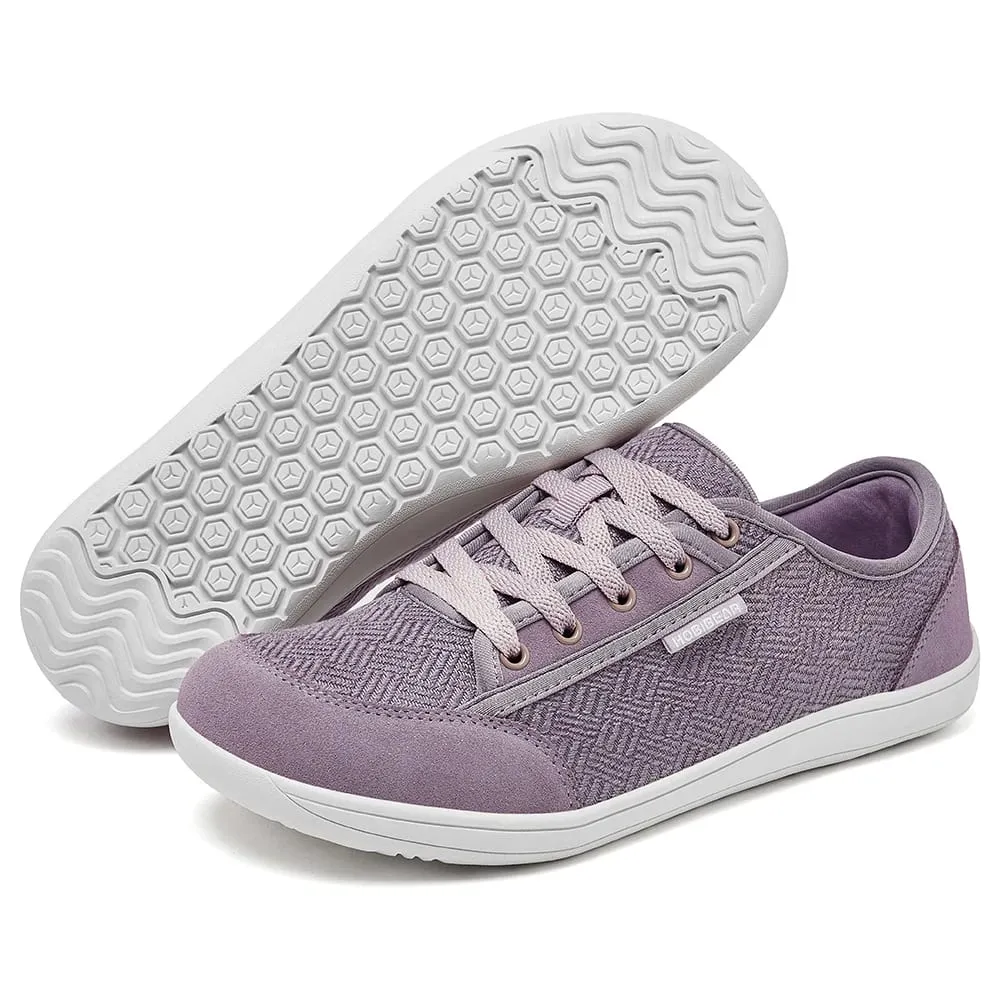 Barefoot Shoes Mens Womens | Zero Drop | Wide Toe | Minimalist Cowhide Leather Lace Up Fashion Sneakers — image 4