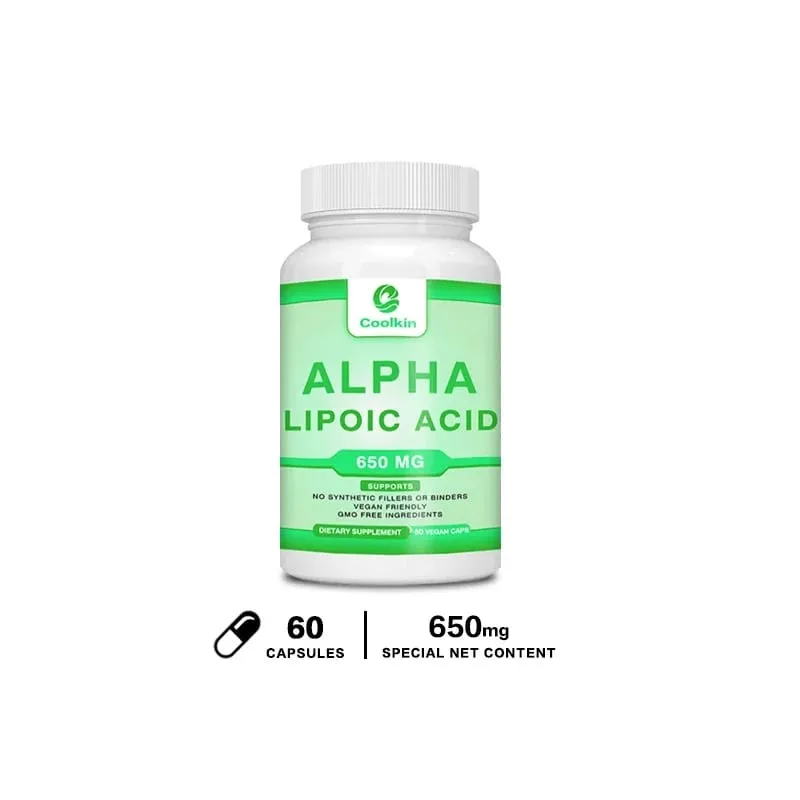 Alfa Lipoik Asit - Sinir Sağlığı Dolaşımı için Beyin Fonksiyonu Biliş Desteği Antioksidan Besin Takviyesi — image 8