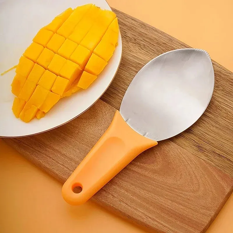 Cortador de Mango multifuncional, cuchara para fruta, cuchillo para cortar sandía, herramientas para cortar Mango, cuchara en cubitos, utensilios de cocina, 1 ud. — image 2