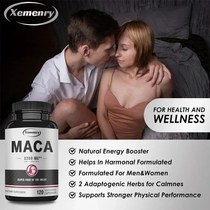 อาหารเสริม Maca ออร์แกนิกสำหรับผู้ชายเพิ่มภูมิคุ้มกันความแข็งแกร่ง Big 18 — image 3