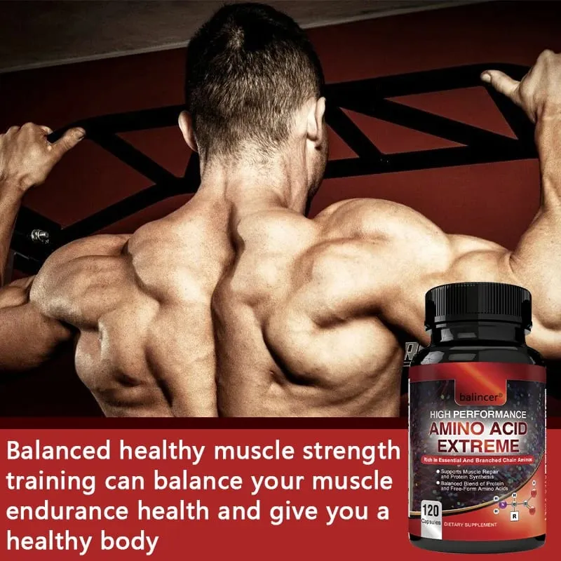 High Performance Amino Acids - Rich in Amino Acids and BCAAs - Muscle Replenishment Repair and Growth Workout Supplement — image 7