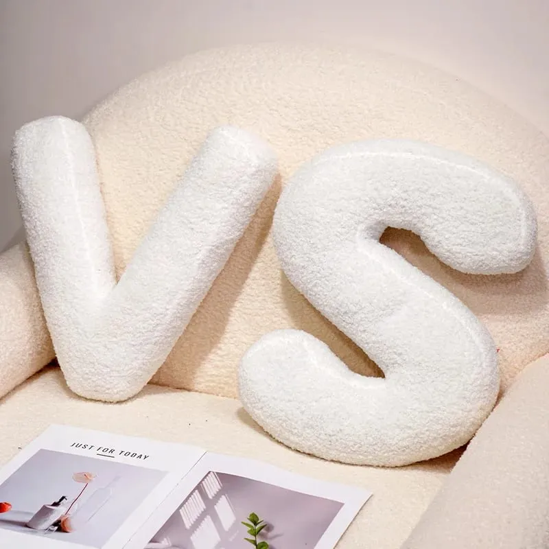 Oreiller en peluche avec lettres anglaises de dessin animé, coussin de canapé, de lit, enseignement des mots, jeu, décoration de salon, 40CM — image 8