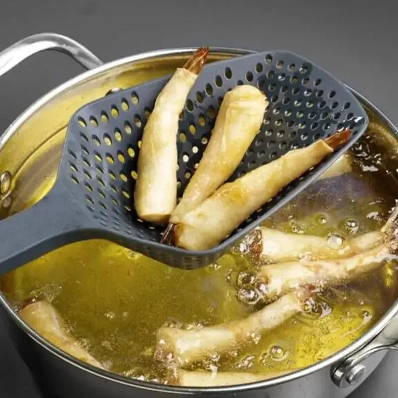 Cucchiaio colino grande imbuto colino per alimenti fritti filtro per l'acqua per alimenti vegetali utensili da cucina portatili per la cucina domestica — image 3