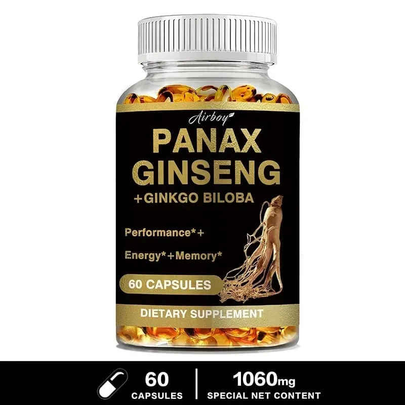 Panax Ginseng + Ginkgo Biloba - Podpora imunity Zlepšení fyzického výkonu Zlepšení paměti a udržení celkového zdraví — image 9