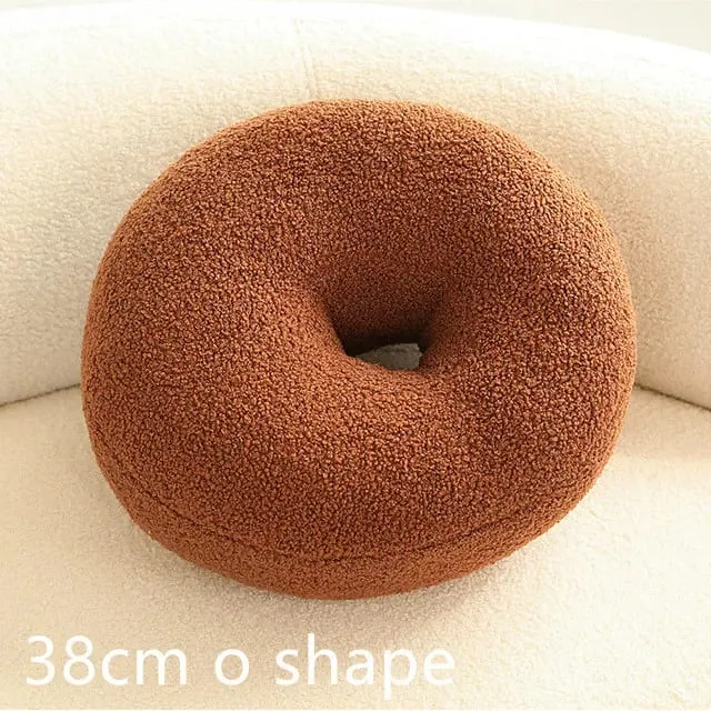 New Nordic Ball Solid Color Cushion Stuffed Flower Plush Pillow for Sofa Waist Office Cushion Kid Toy Gifts Home Decoration — image 31
