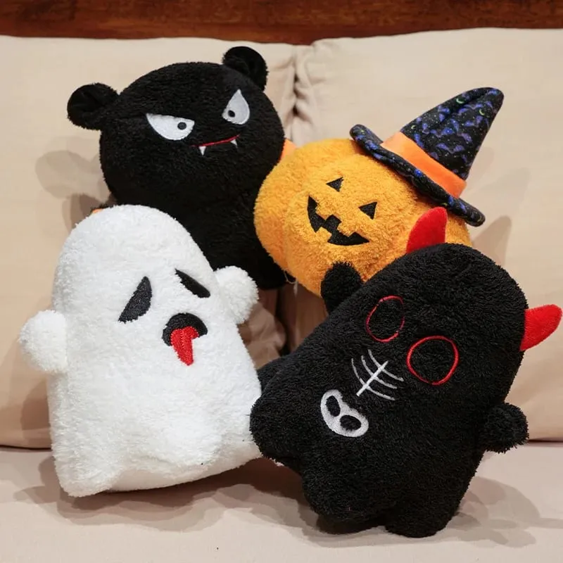 20cm Halloween Bantal Hantu Labu Bat Boneka Mewah Pesta Prop Pesta Anak Patung Hadiah Ulang Tahun Decro Rumah — image 6