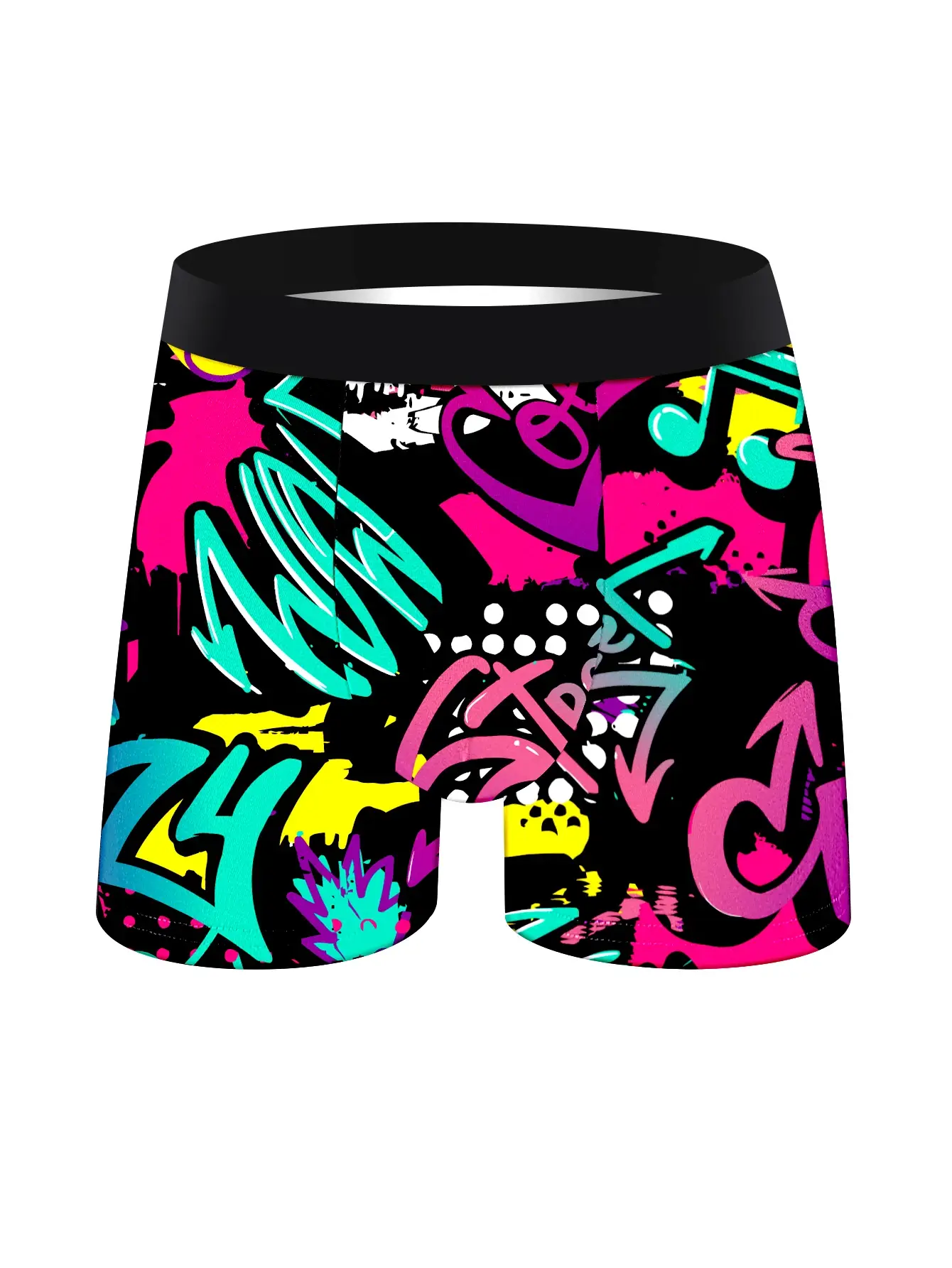 5 Pieces Of Men'S Long Boxer Briefs Soft Comfortable Skin-Friendly Men'S Underwear Explosive Colorful Personality Men'S Pants — image 12