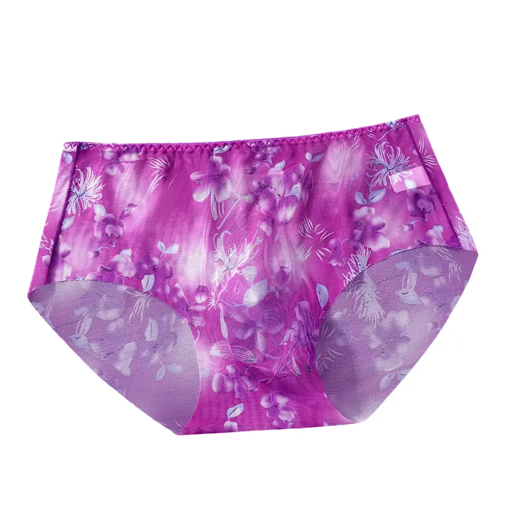 1pc Men's Thin Mesh Briefs Underwear 3D Bulge Pouch Underpants Print See Through Sissy Panties Elastic Breathable Briefs — image 5