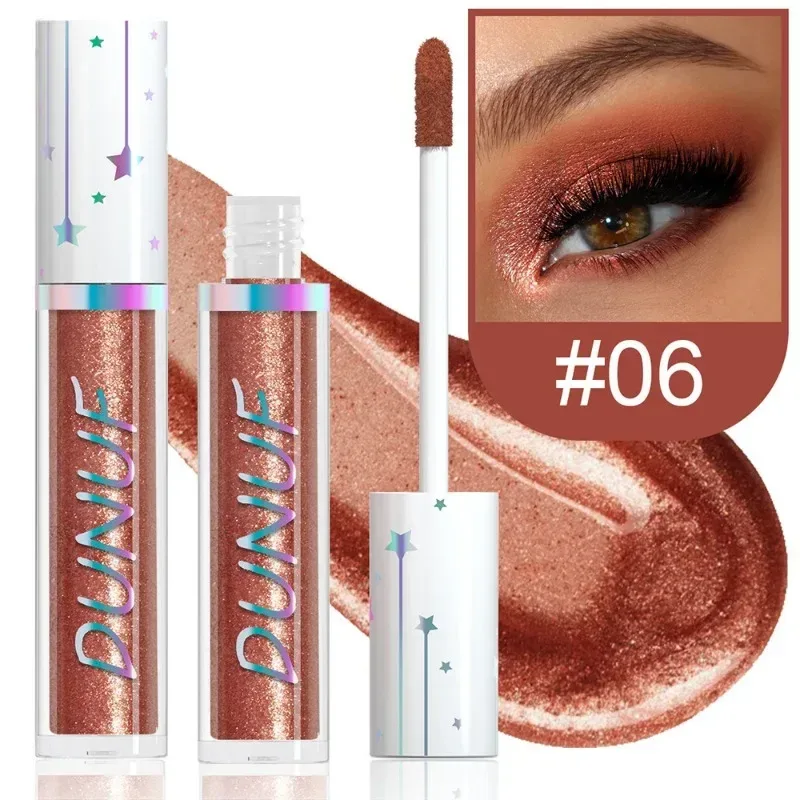 24 Farben Lidschatten-Stick, flüssiger Eyeliner, metallische Farbe, grün, Perlglanz, Glitzer, Lidschatten, wasserfest, Hochglanz-Make-up-Pigment — image 13
