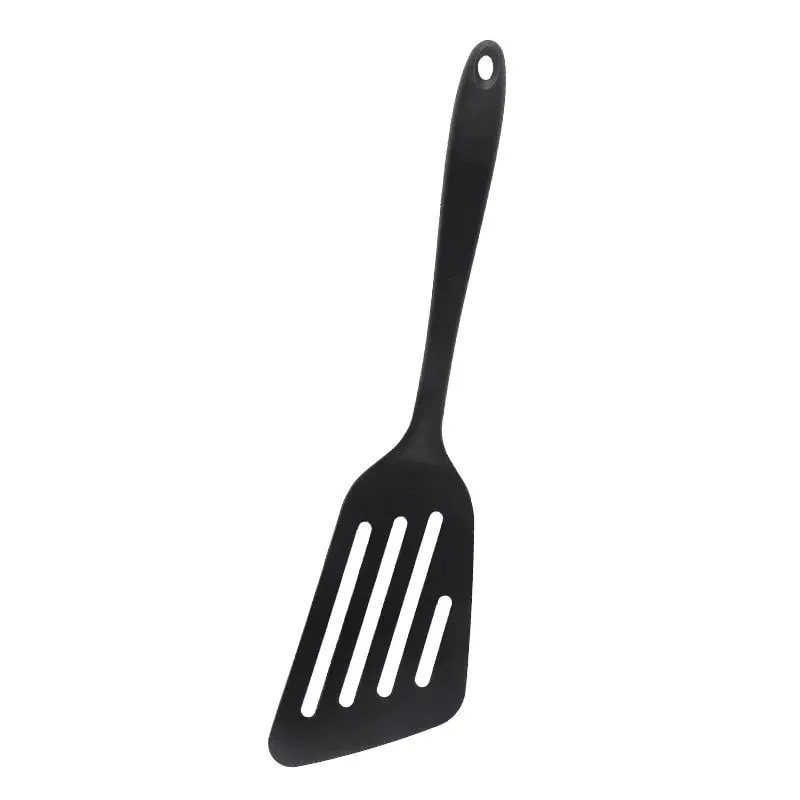 1PCS Küche Nicht-Stick Silikon Spatel Gebratener Fisch und Ei Kochen Auslaufsicher Spatel Hohe Temperatur Silikon geschirr — image 6