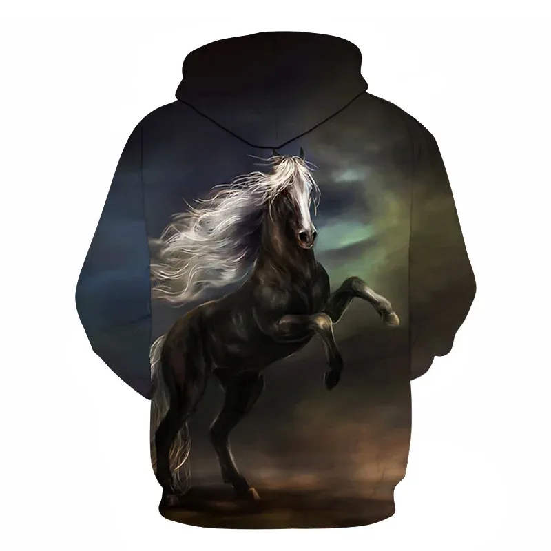 Horse Win Instant Success 3D Print Hoodies Interesting implication Animal Design Men Women Streetwear Pullover Casual Sweatshirt — image 20