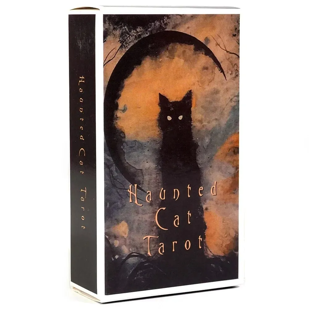 NEU Niedliche Katzen-Tarotkarten, Brettdeck-Spiele, Oracle für Fate Divination Party, Familien-Tarot-Deck — image 1