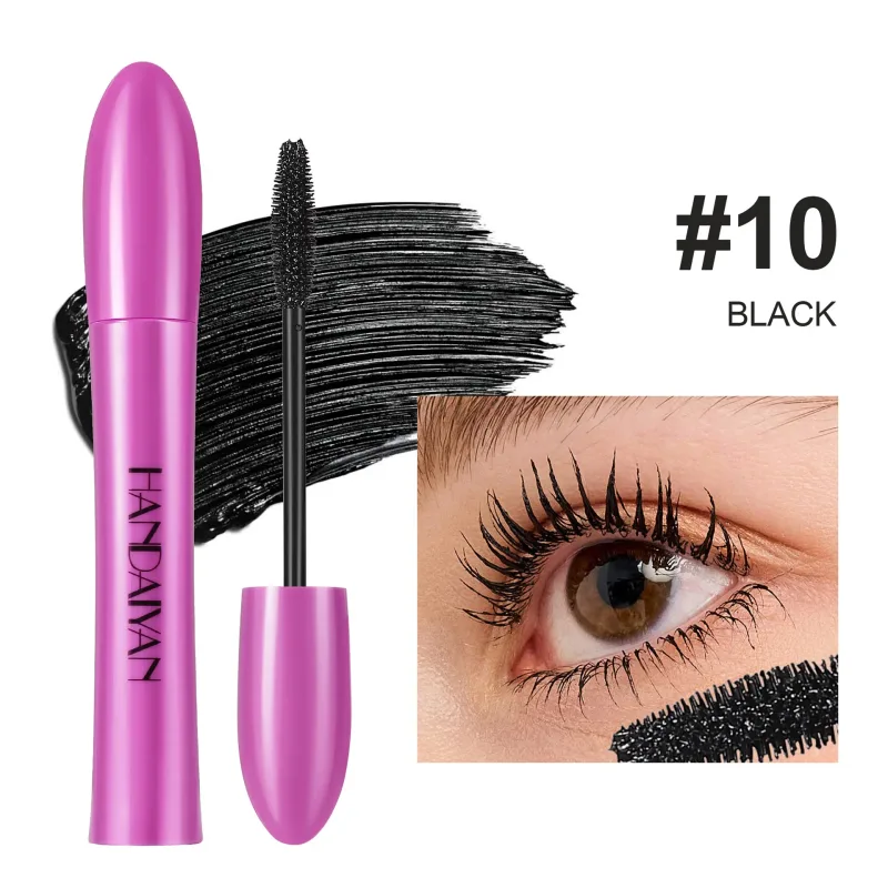 Mascara volumizzante impermeabile a 10 colori Mascara arricciacapelli a prova di sbavature a lunga durata Mascara blu zaffiro rosa per cosmetici per il trucco degli occhi — image 9