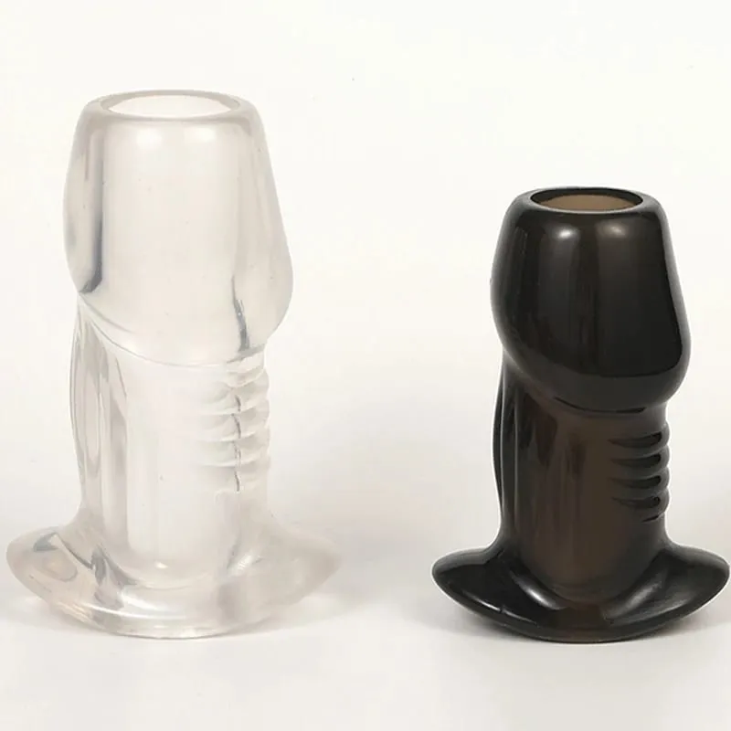 Hul analprop Stopper Blødt spekulum Kigger numseudvidelse Anus Dilatator Enemator For Kvinder Mænd Gay Sexlegetøj Sex For Kvinder Mænd — image 1