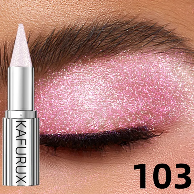 12 Colors Metallic White Black Purple Eyeshadow Pencil Glitter 1pc Liner Pen Highligter Long Lasting Blue Cream Eye Shadow — image 15