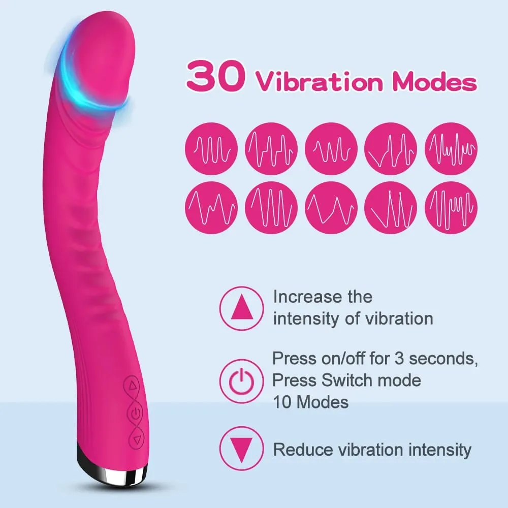 G Spot Clitoris Stimulator AV Vibrator 30 โหมดการสั่นสะเทือนที่มีประสิทธิภาพผู้ใหญ่ของเล่นสำหรับผู้หญิงDildosช่องคลอดMassager Wand — image 2