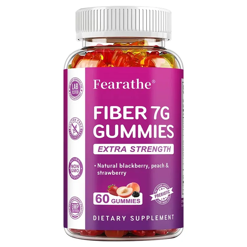Caramelle Gommose con Fibra Prebiotica per Adulti - Fibra 7G Extra Forte - Zero Zuccheri Aggiunti - Supporto per la Salute Digestiva e la Regolarità — image 8