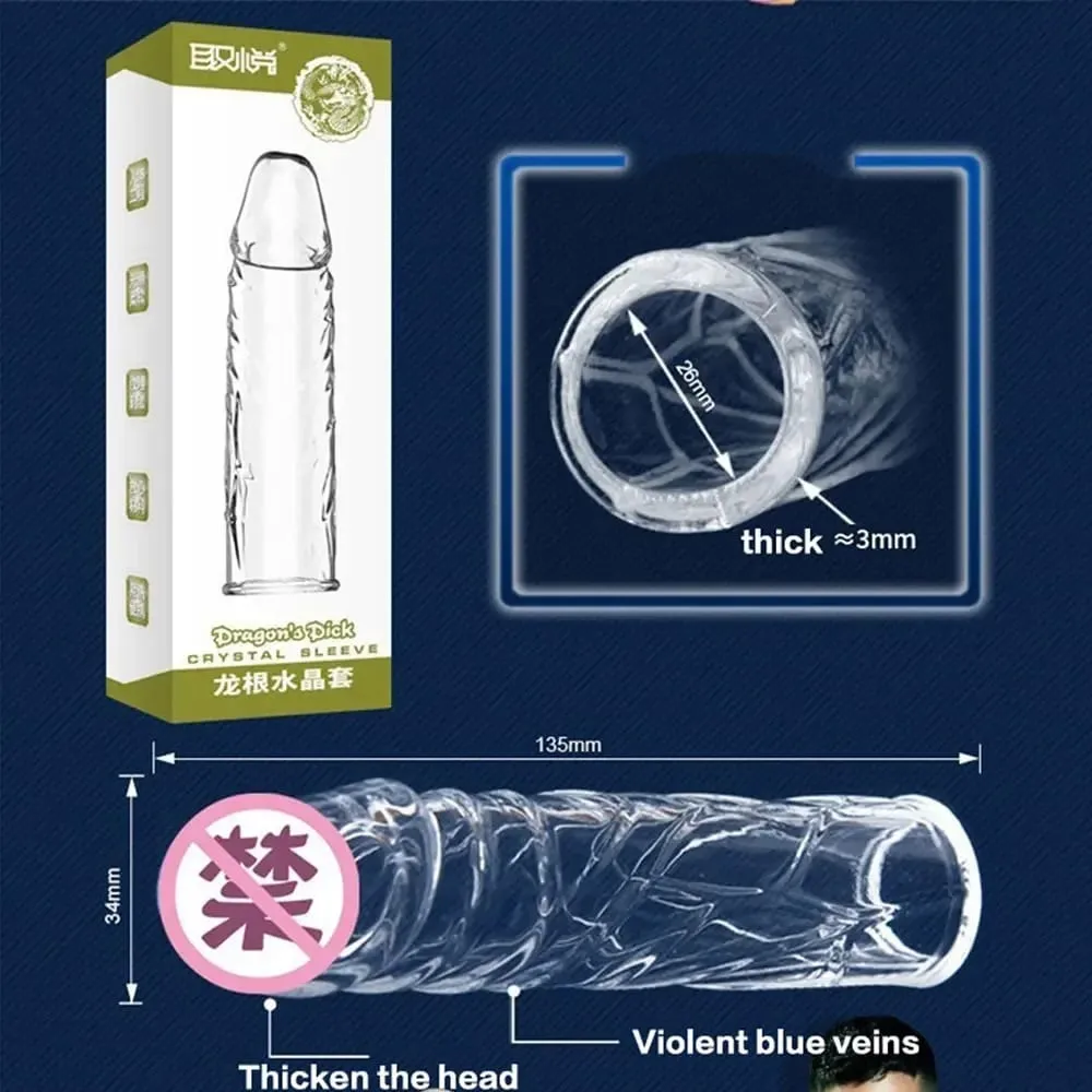 4 ประเภท ThickenอวัยวะเพศชายขยายแขนReusable Condom Cock Extender DELAY Ejaculation Sexของเล่นสำหรับชายIntimate Goods