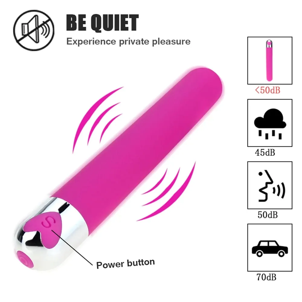 10 Speed Mini Bullet Vibrator for Women Rechargeable Wireless Vibrating Anal Bullet Clitoral Stimulator Dildo for Adult Sex Toys — image 4