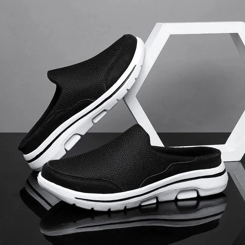 2024 männer Hausschuhe Sommer Atmungsaktiv Haus Hausschuhe Männer Dicken Boden Dias Mode Paar Wanderschuhe Chanclas Hombre — image 7