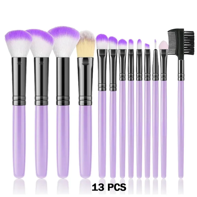 Nyt 10/32 STK Makeup Børster Sæt Soft Fluffy Powder Foundation Contour Blush Concealer Øjenskygge Blending Highlighter Beauty Tool — image 18
