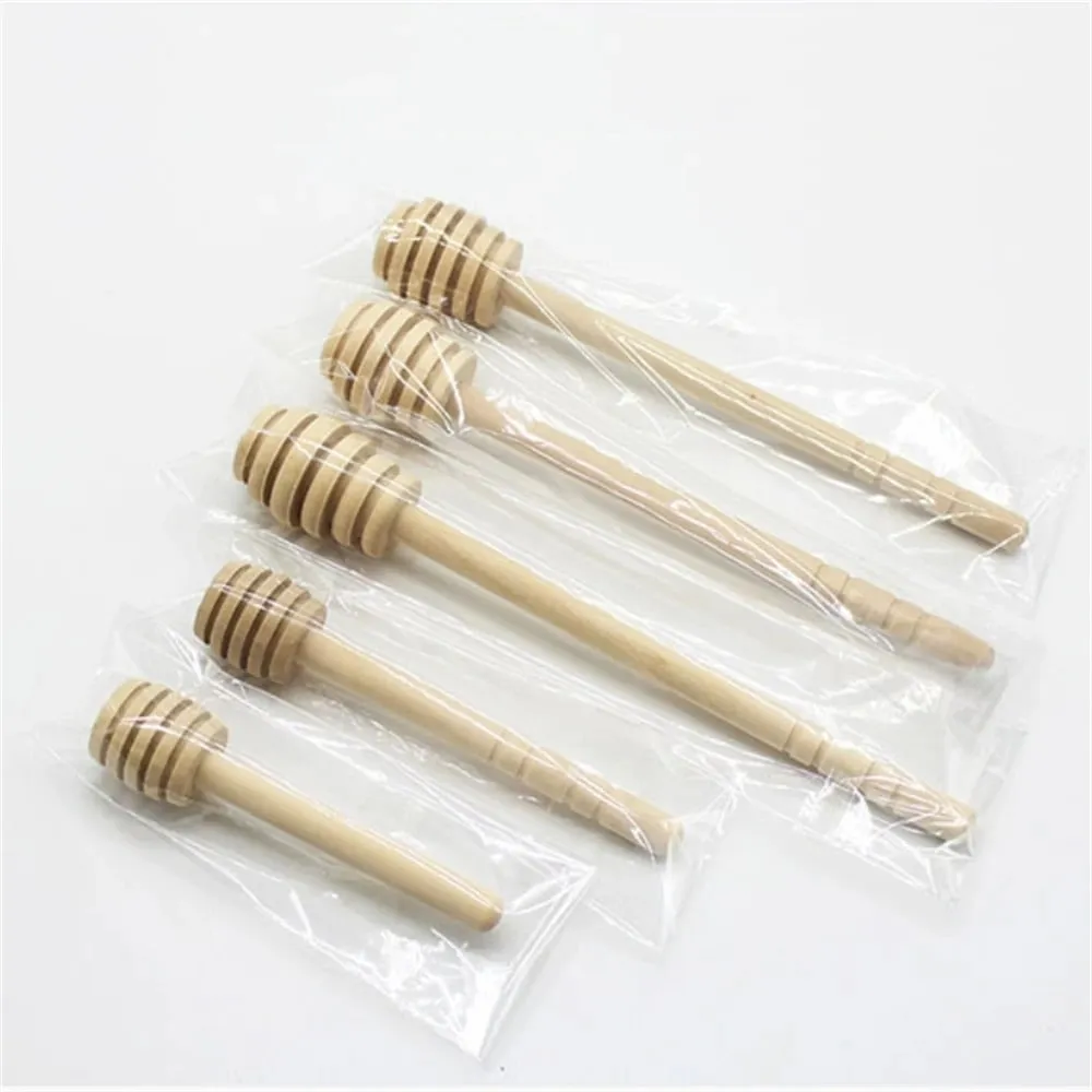 100 ชิ้นไม้น้ำผึ้ง Dipper Stick Server สำหรับน้ำผึ้ง Dispense Drizzle น้ำผึ้ง — image 2