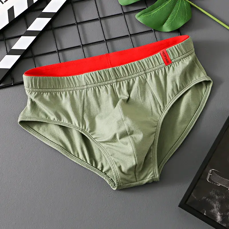 1/3PCS Men's Pure Cotton Briefs High Quality Comfortable Underpants Breathable Shorts Underwear Lingerie Panties Calcinha Cuecas