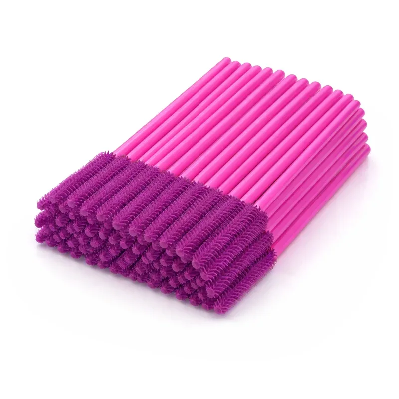 Pennello per ciglia in silicone Bacchette per mascara Applicatore Pettine per sopracciglia Asta Spoolies Pennelli per ciglia Forniture per estensione ciglia Strumenti per trucco — image 8