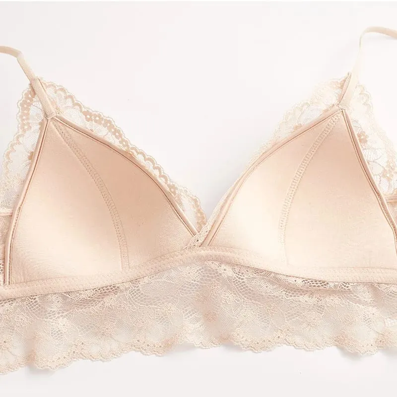 Dünner Spitzen-Bügel-BH für Damen, Dessous-Top, elegante Damen-Unterwäsche, tägliches weibliches Bralette — image 5