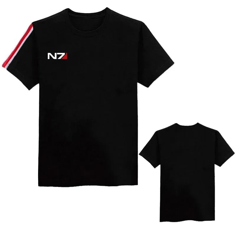 Game Mass Effect N7 Hoodie Unisex Sweatshirt Jacket Embroidered Zipper Hoodies Men Women Coat N7 Tshirt Streetwear — image 4