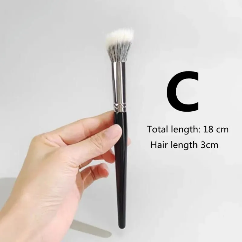 Stippling Highlight แปรงแต่งหน้า Blush ผมแพะ Multifunctional Beauty Foundation แปรงแต่งหน้าเครื่องมือ — image 23