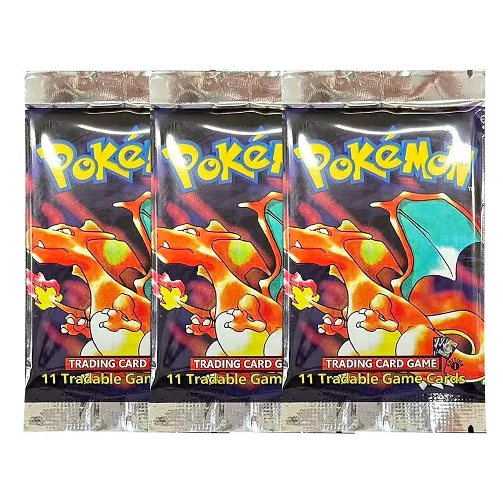 Základní sada 1. edice Shadowless Booster Box Karty pokémonů PTCG Proxy Classic Anime Collection Card 1 Set 36 balíčků 1 Pack/11 Card — image 10