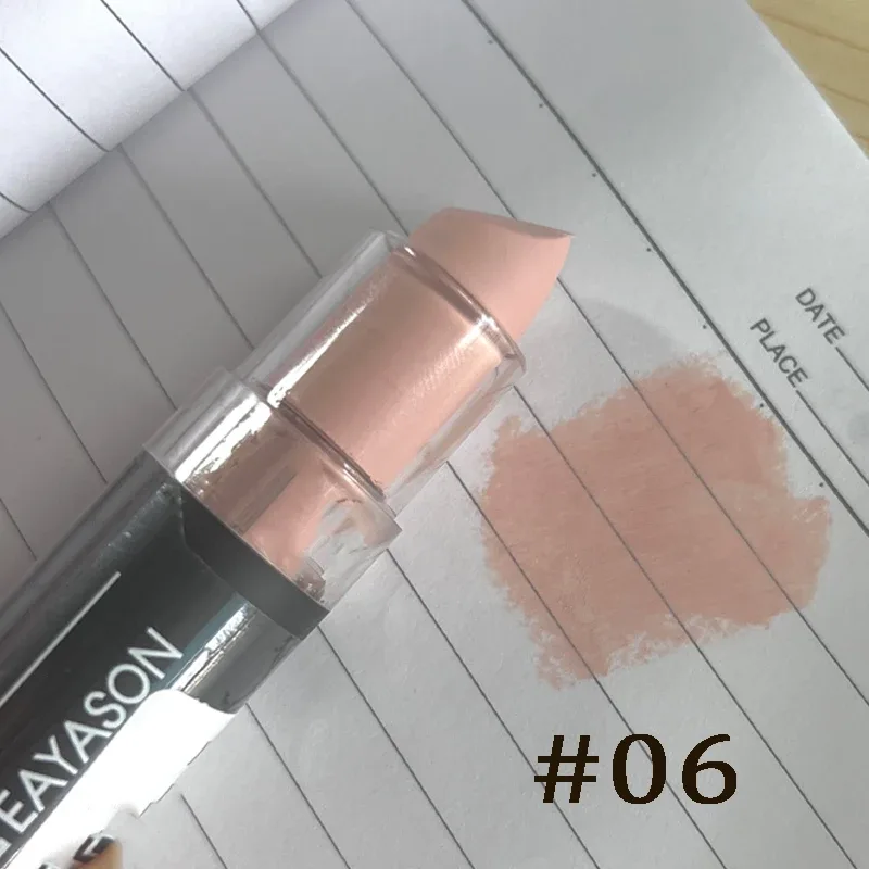 Clay Nude Lip Primer คอนซีลเลอร์ Cover Dark LIPS Stick ยาวนาน Gothic Matte สีดำฮาโลวีนสีขาวคอสเพลย์แต่งหน้า Lip BASE — image 7
