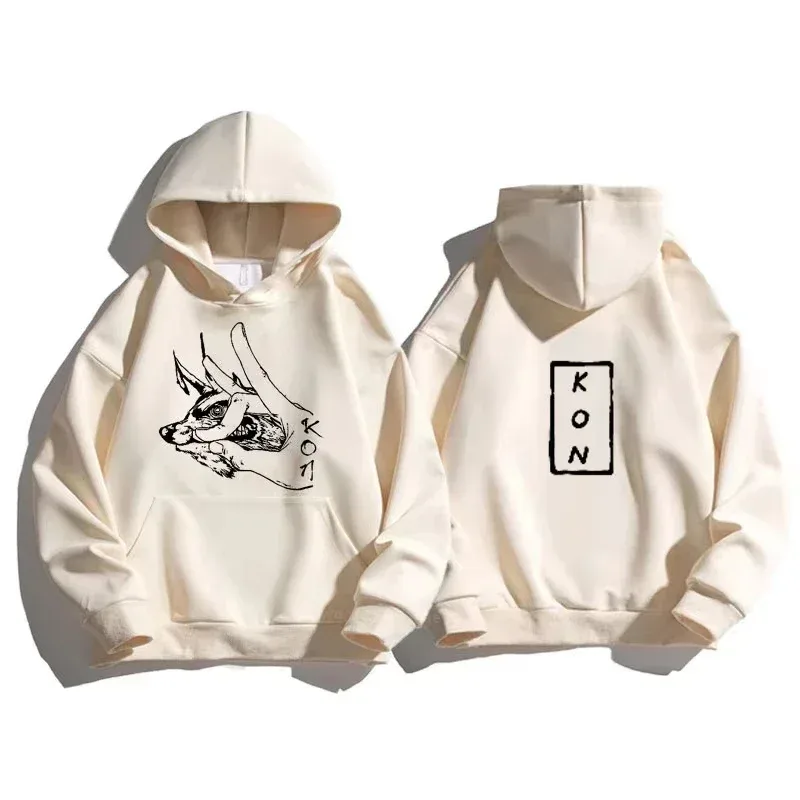 Chaud Anime tronçonneuse homme Hayakawa Aki renard diable Kon graphique imprimé à capuche hommes femmes 2D sweats à capuche décontracté sweat Harajuku Streetw — image 17