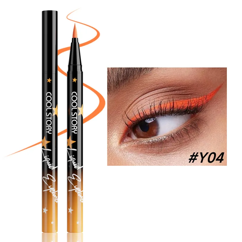 Rot, weiß, schwarz, wasserfester Eyeliner-Stift, untrafeiner flüssiger Eyeliner-Stift, schnell trocknend, langlebig, nicht verschmierend, Make-up-Kosmetik — image 14