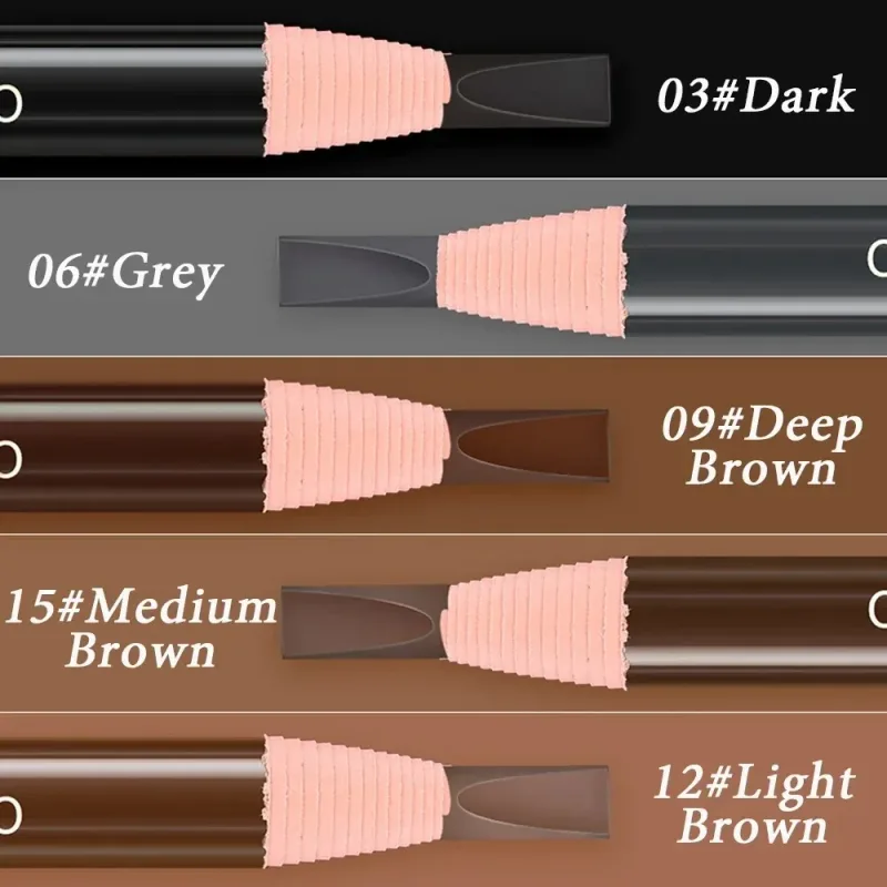 5pcs/Set Eyebrow Pencil Makeup Brown Eyebrow Enhancers Cosmetic Art Waterproof Pencil Tint Stereo Types Beauty Tools Cheap — image 6