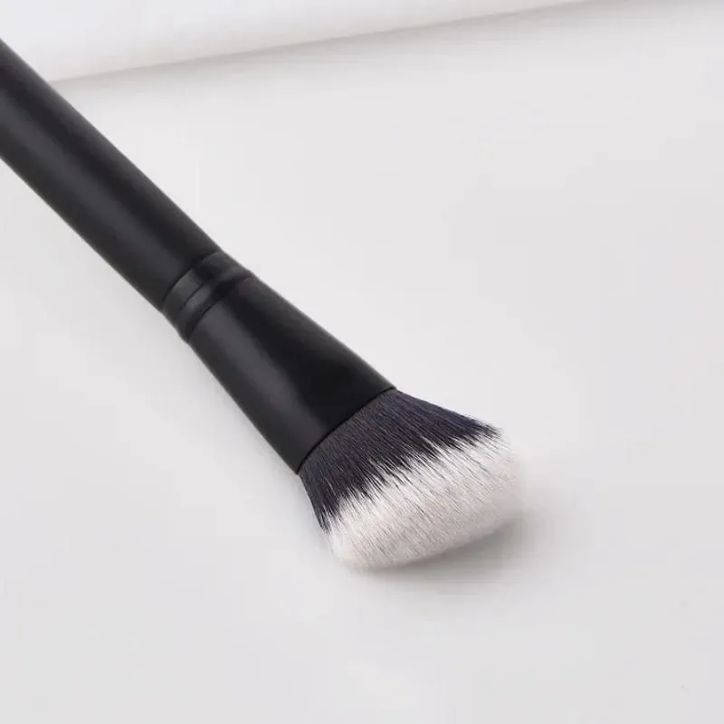 แปรงแต่งหน้าแบบ Double Ended Face Brush แปรงซ่อม Contour แปรงสำหรับครีมผง Face Beauty เครื่องสำอางค์เครื่องมือ — image 5