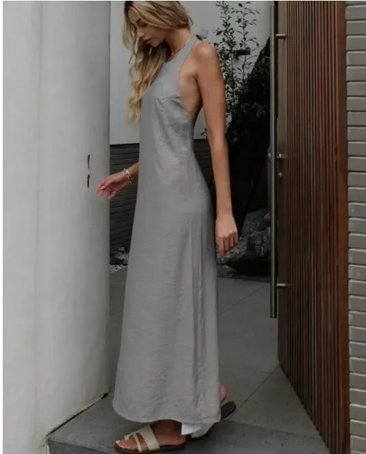Abito elegante senza schienale da donna estate 2024 — image 9