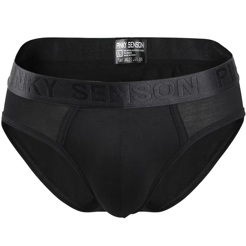 Pinky Seaso Marke Bestseller Sexy Dreieck Hosen Modal Dünne Einfarbig Unterwäsche männer Modale Briefs Lüften Plus Größe Männer — image 28