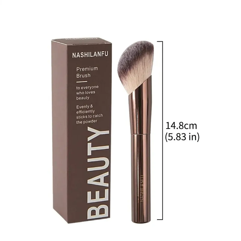 Serie de brochas de maquillaje, base en polvo, corrector, colorete, contorno, sombra de ojos, delineador de ojos, punteado, resaltador, cepillo para esculpir — image 16